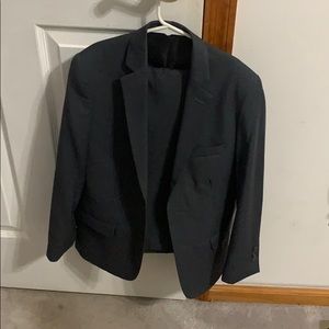 Boys size 12 Calvin Klein grey suit